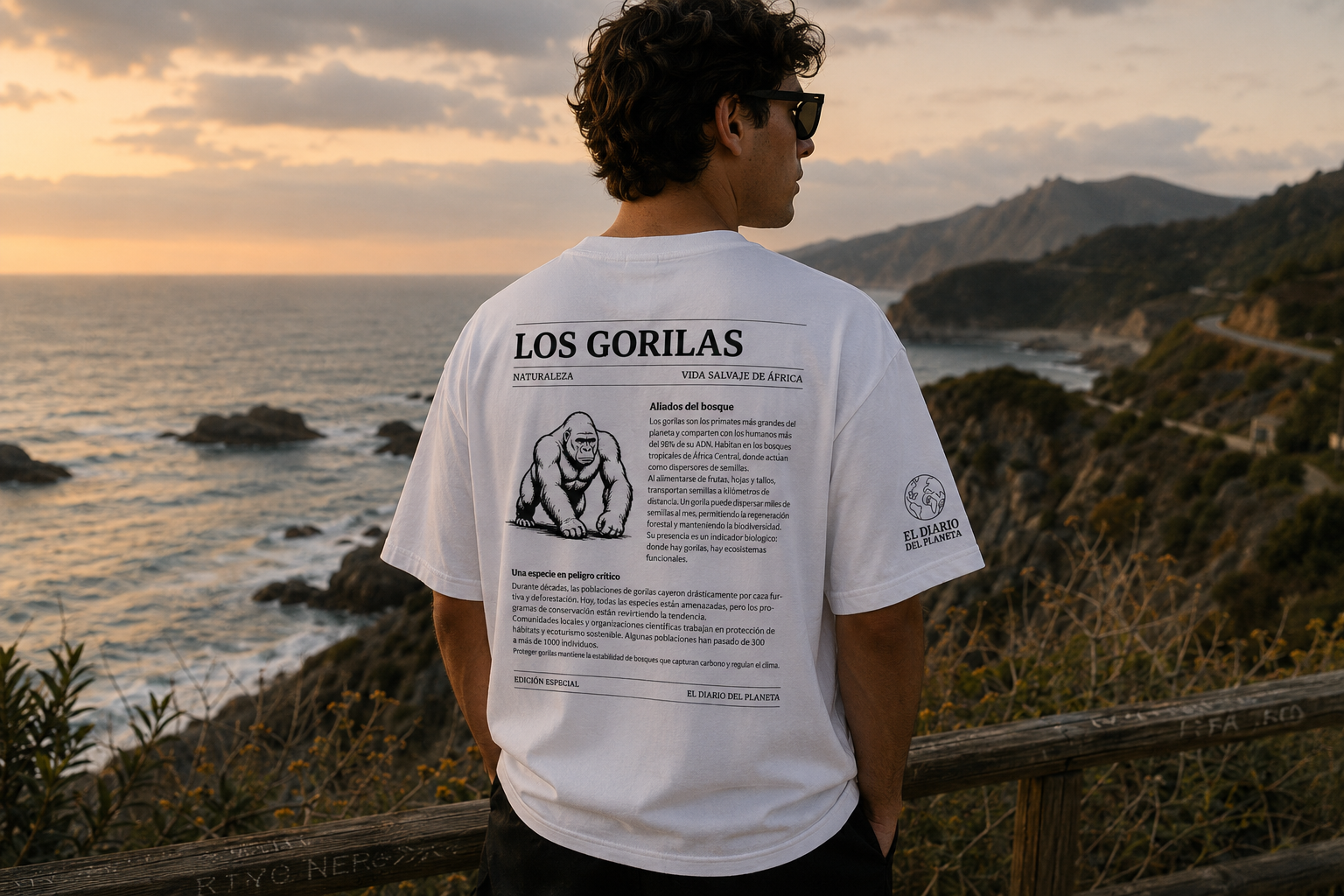 Edición Los Gorilas — Playera editorial