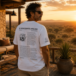 Edición El Rinoceronte Africano — Playera editorial